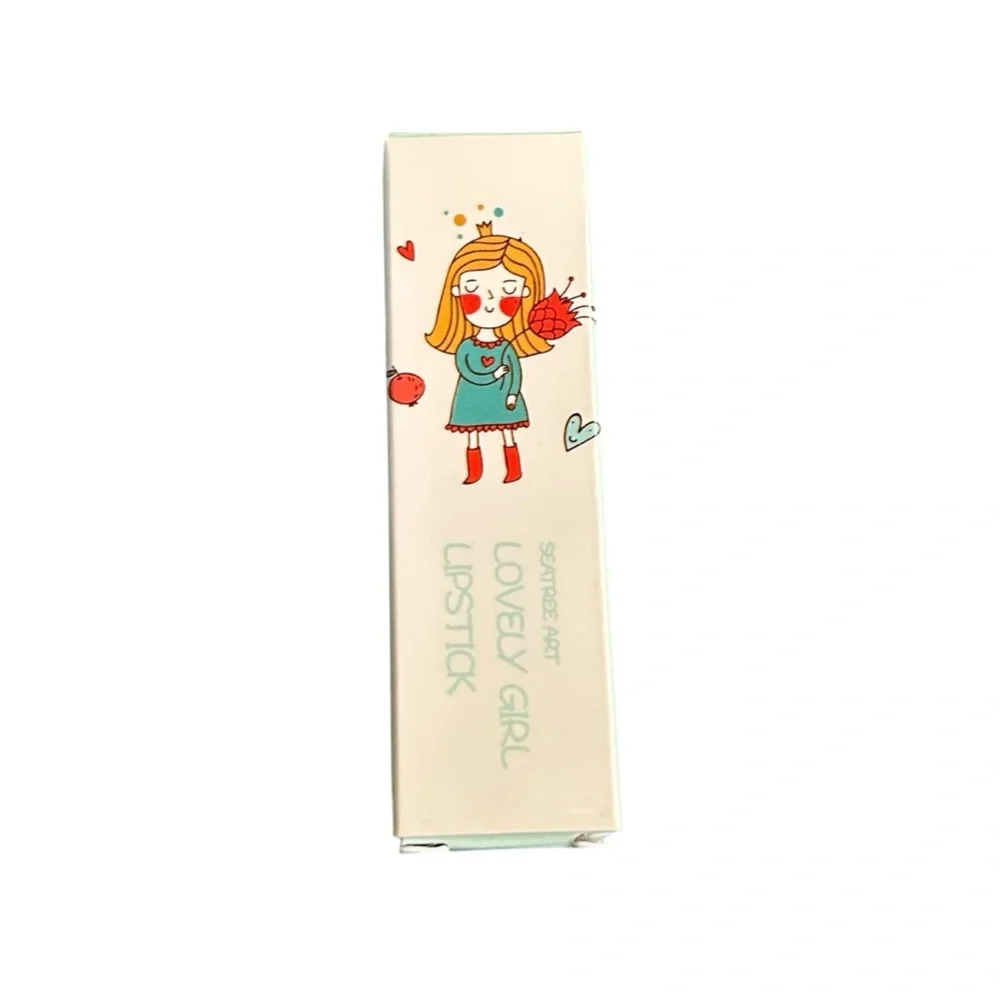 Seatree Art Lovely Girl Lipstick 03 Tango Red K-Beauty Retro Discontinued NWT